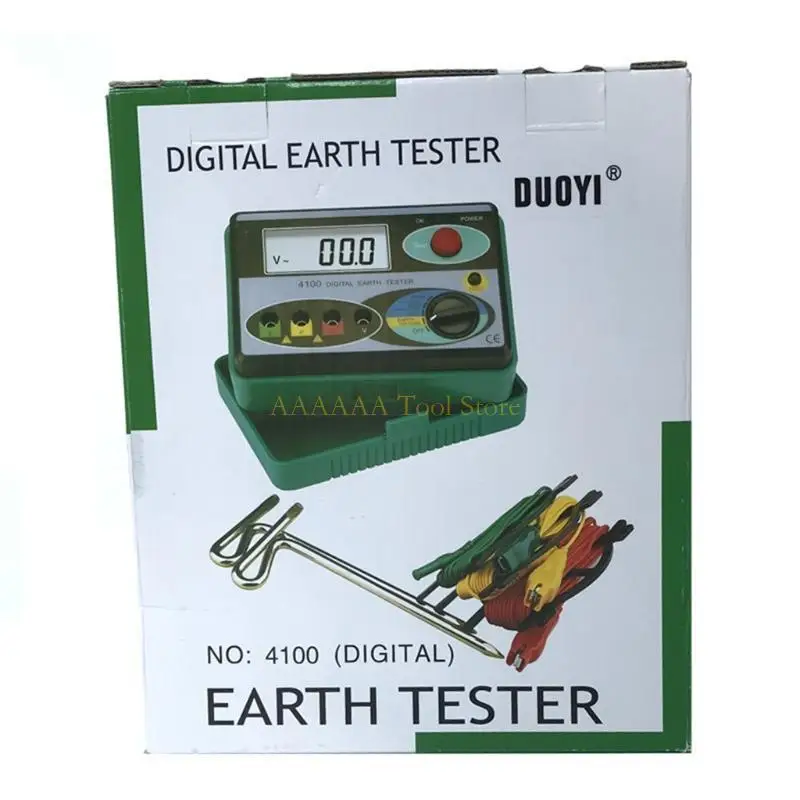 A2BE DY4100 اختبار المقاومة الرقمية Multimeter Geter Geter مع أداة فحص أنظمة الطاقة عالية الدقة
