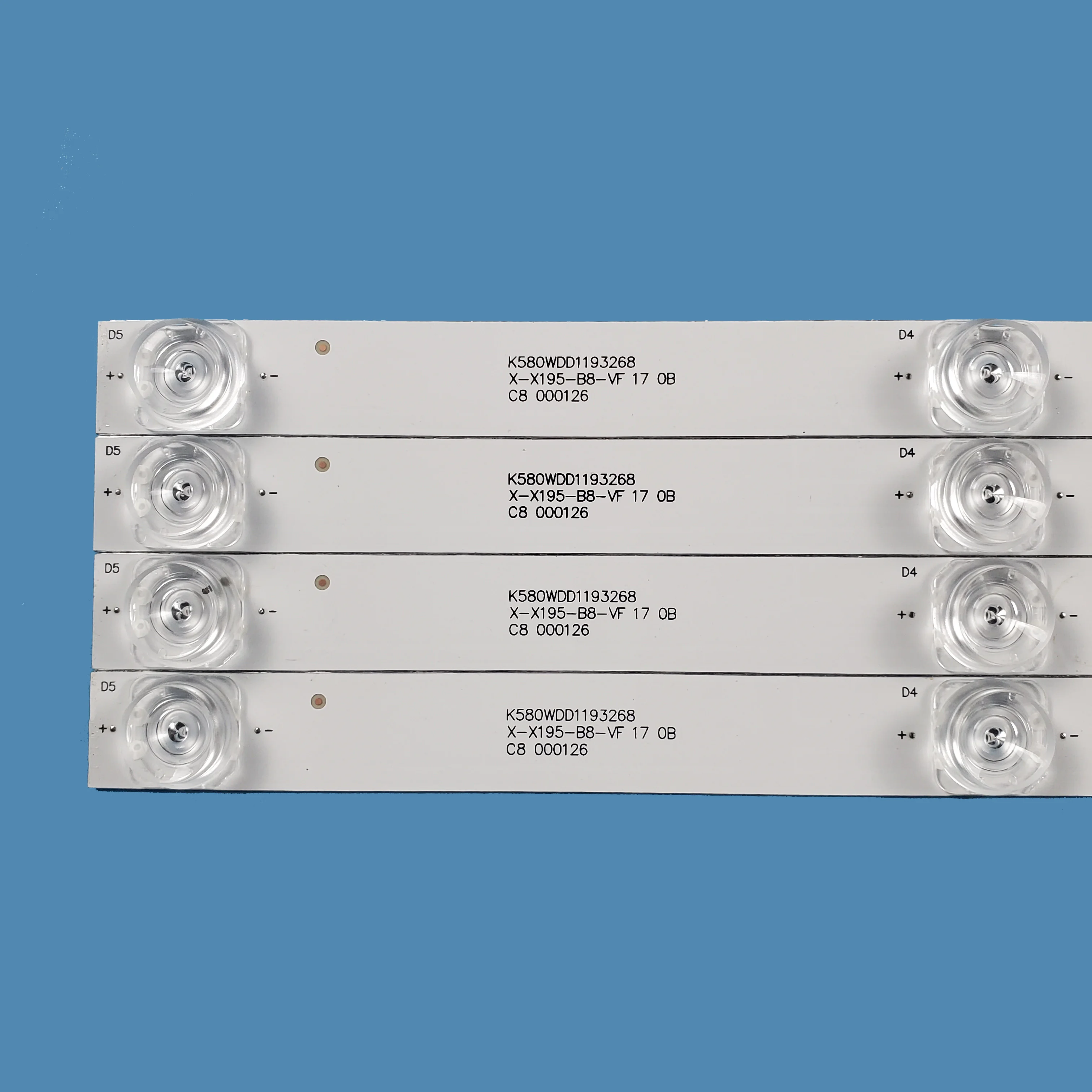 Striscia di retroilluminazione TV a LED per 58 pollici muslimexmuslimah K580WDE1 10 pezzi = 1set per TV Led da 58 pollici