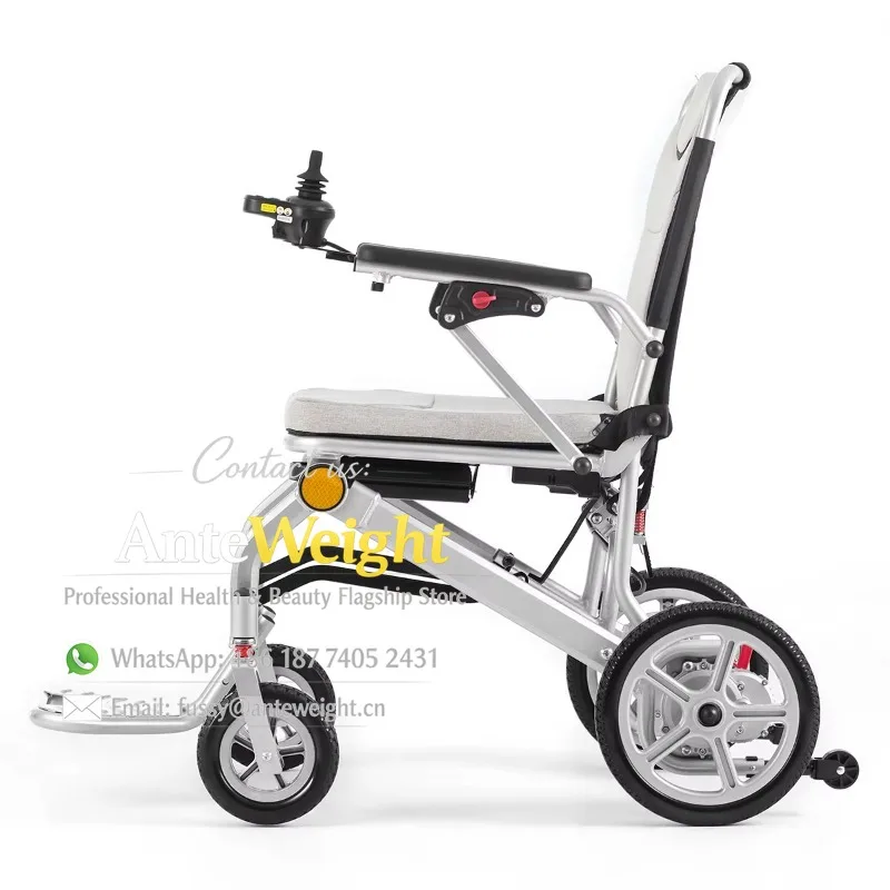 

18KG Lightweight Foldable Wheelchair Lithium Battery Aluminum Alloy Electric Wheelchair