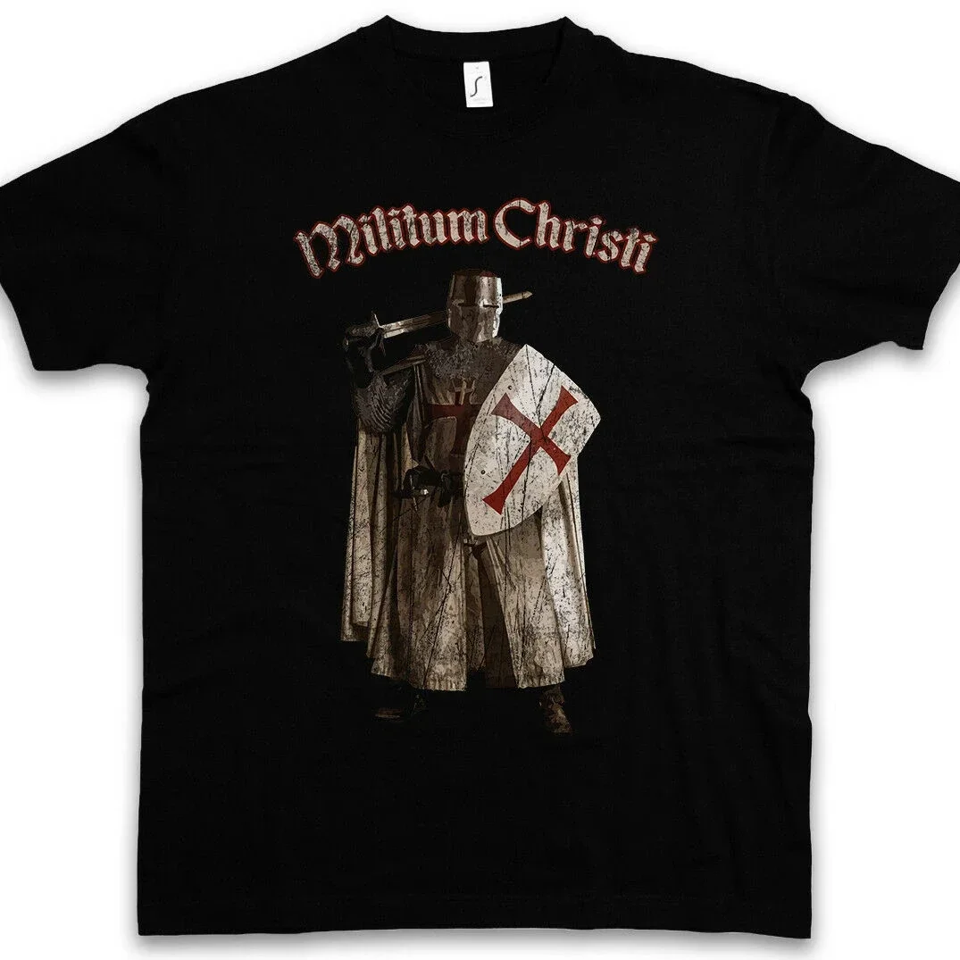 

Knights Templar Cross Ordo Crusader Printed T-Shirt 100% Cotton O-Neck Summer Short Sleeve Casual Mens T-shirt Size S-3XL