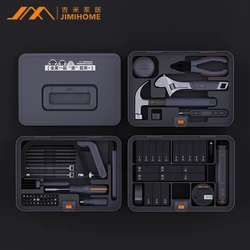 Xiaomi JIMI Box Multifunctional Layered Toolbox Set Home Maintenance Tool Combination Electric Drill Pliers Knife Wrench KIT New