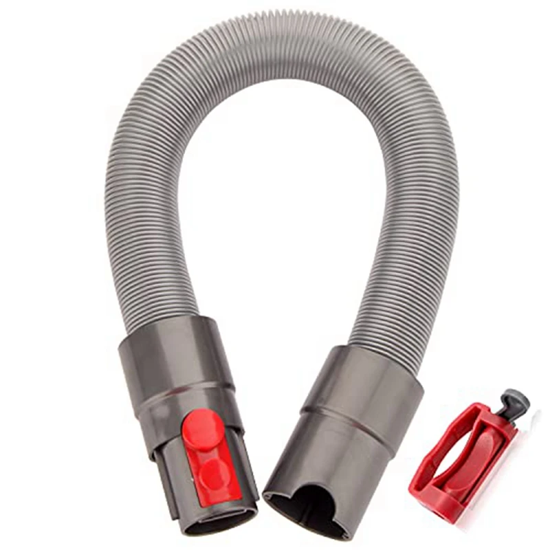 BEST Extension Hose and Trigger Lock for Dyson - Flexible Hose and Switch Holder for Dyson V15 V11 V10 V8 V7 Vacuum Cleaner