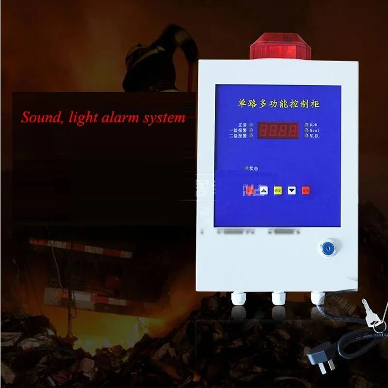 Combustible Gas Detector Industrial Paint Oxygen Carbon Monoxide Hydrogen Sulfide Ammonia Gas Detector Gas Leak Detector GND