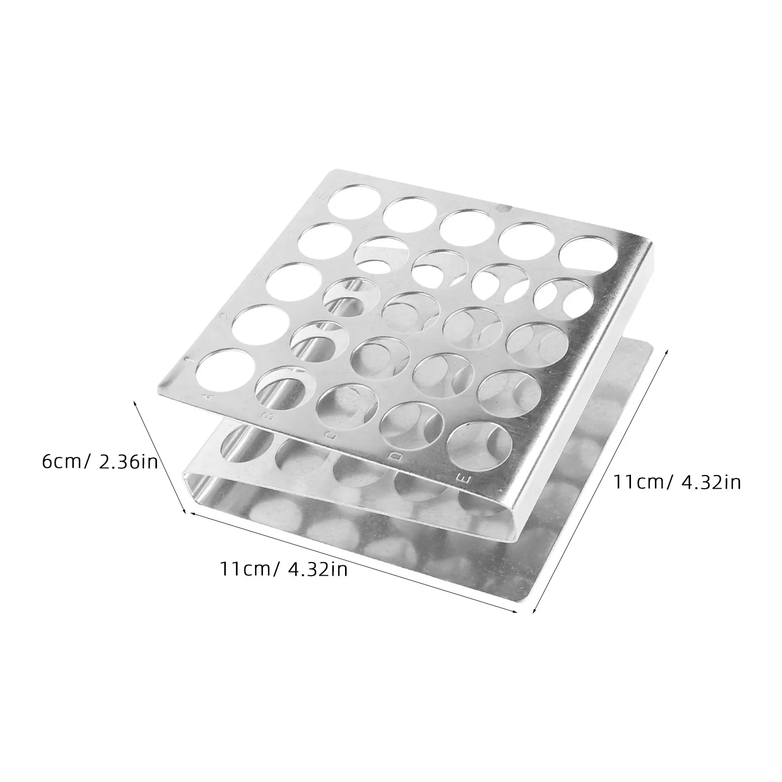Plastic Test Tube Rack Laboratory Centrifuge Storage Organizer Halloween Christmas Laboratory Test Tube Holder 25-Holes