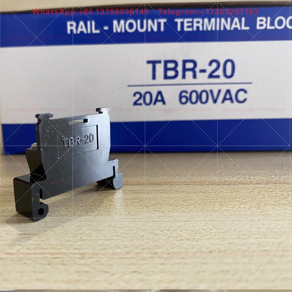 Pure copper wiring terminal block TBR-20 guide rail combined TBR20A2.5MM does not slide wire continuous foot