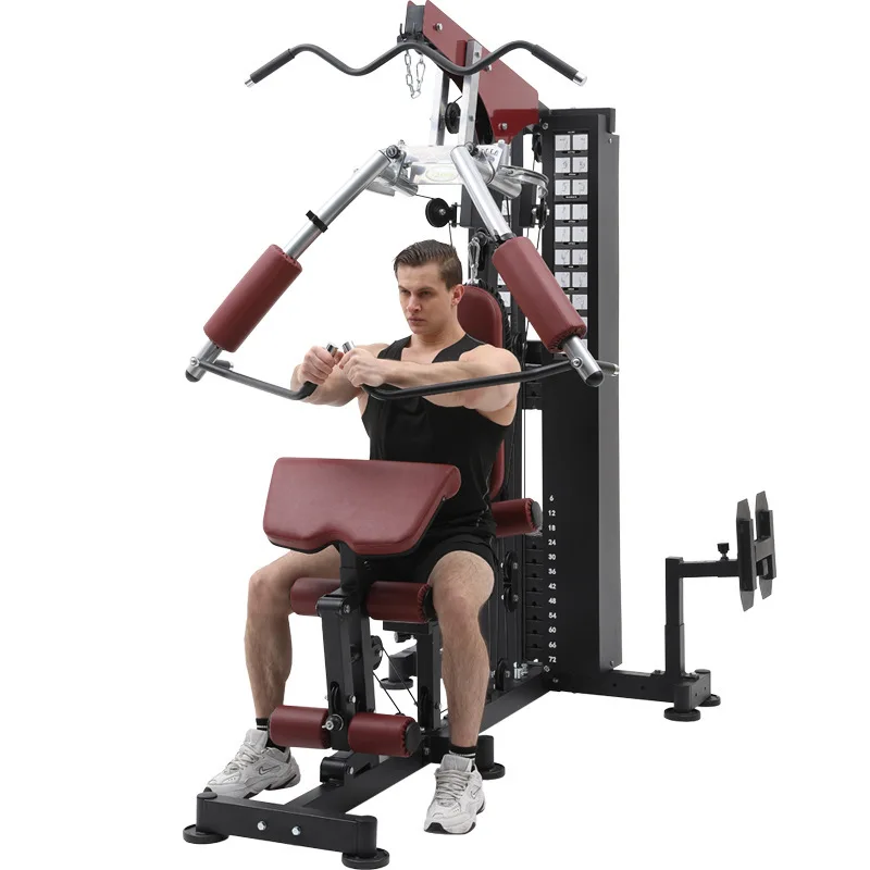

Home Indoor Comprehensive Gym Trainer Fitness Equipment With Strength Exercise Metal Material