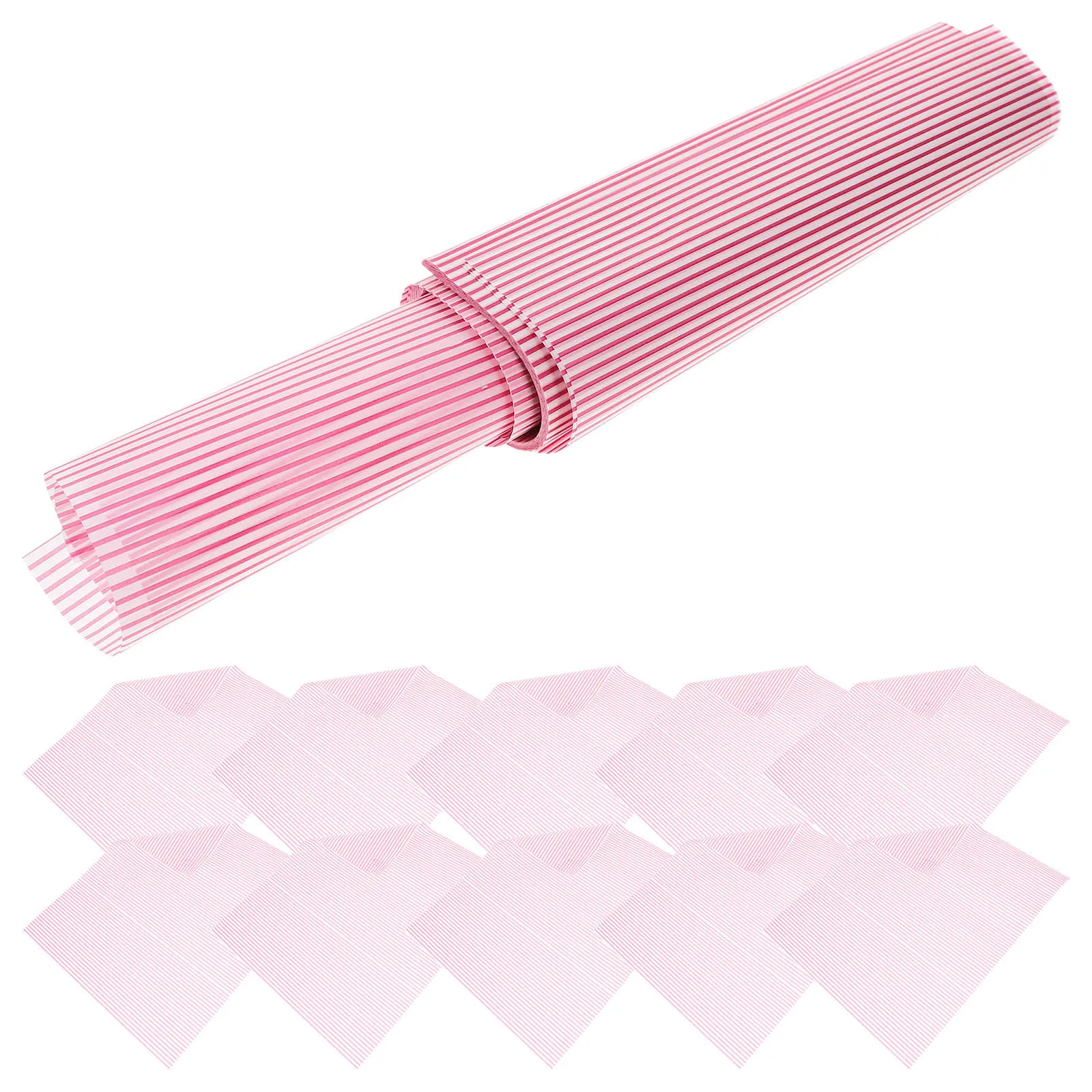 100 قطعة من أوراق الورق المقاومة للدهون، ورق تغليف الساندويتش للخبز ورقائق الدجاج المقلي، أغلفة الطعام