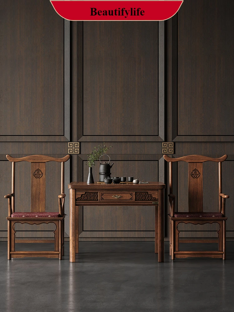 

G1218 Chinese Solid Wood Birch Mahjong Table Dining Table Dual-Use Automatic Household Bass Mahjong Machine