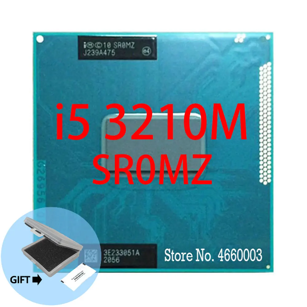 Original intel Core i5 3210M 2.5Ghz Dual Core Laptop Processor SR0MZ socket G2 i5-3210M CPU