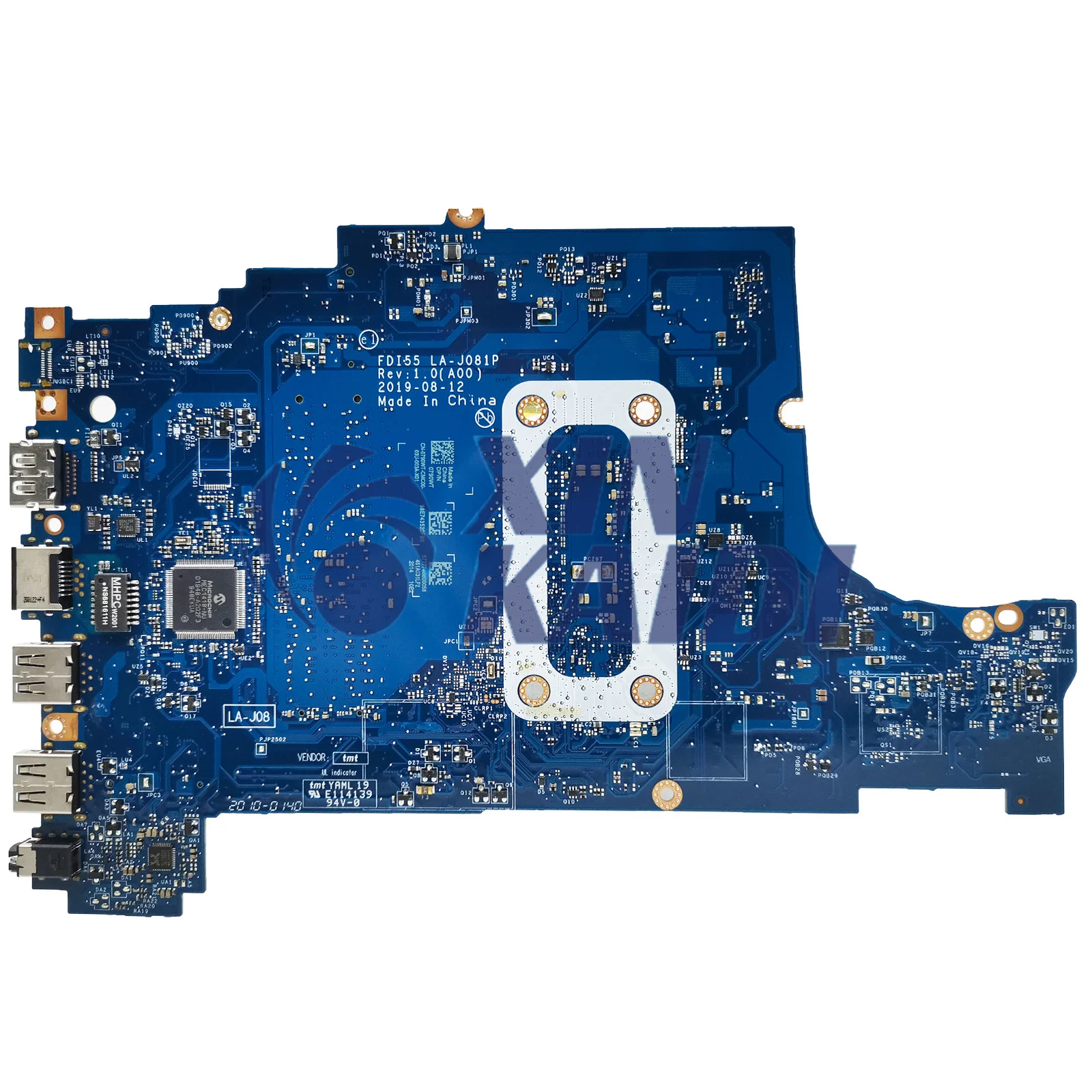 Laptop Moederbord Voor DELL Inspiron 3493 3593 3793 5493 LA-J081P CN-004C38 004C38 03DD3K Moederbord CPU I3 I5 I7 10e Gen