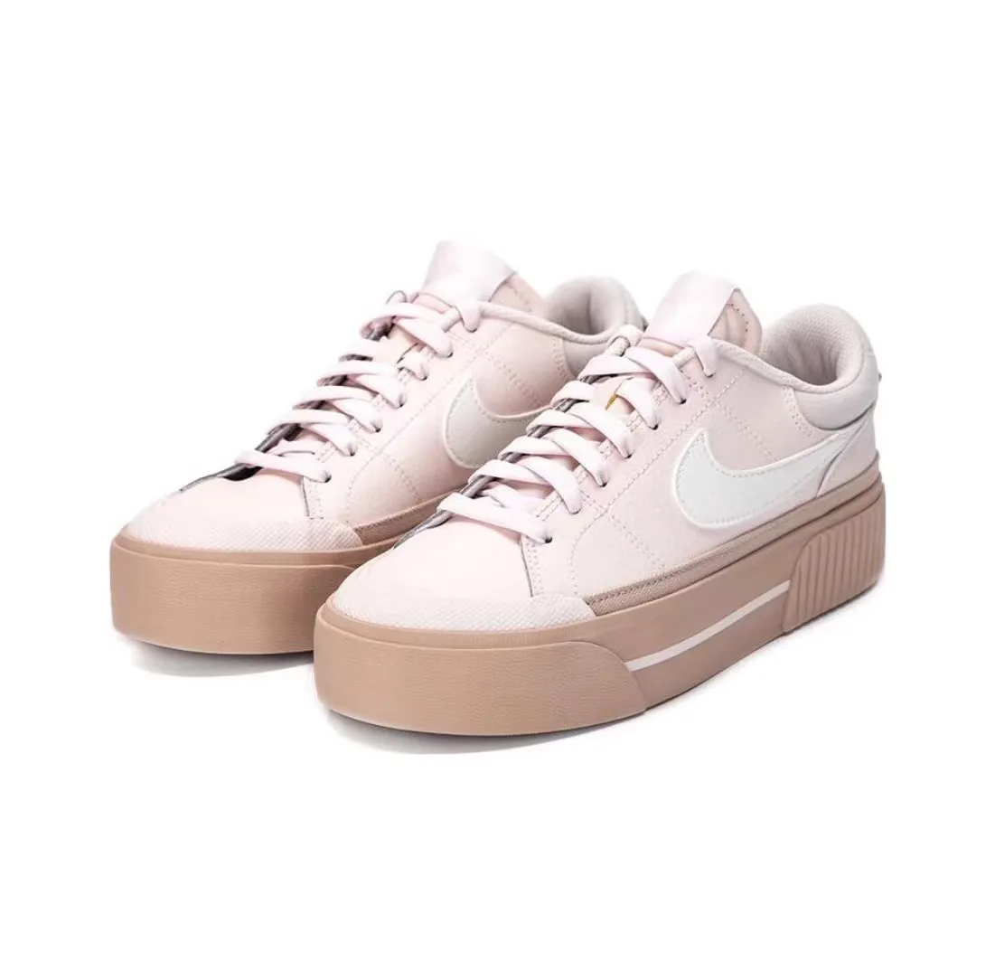 Nike Court Legacy LiF Leather Casual Board Shoes Anti slip and Durable Nike Shoes Fashion Trend Low cut Women Shoes