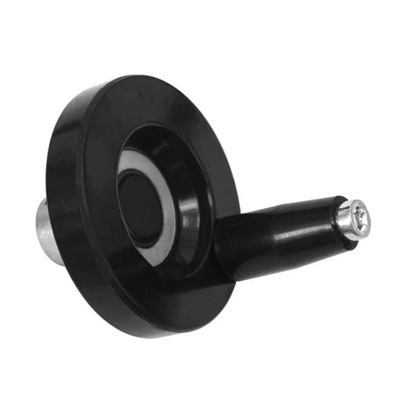 Solid Handwheel Bakelite Black Handwheel Revolving Handle Lathe Machine Control Handwheels with Rotating Handle