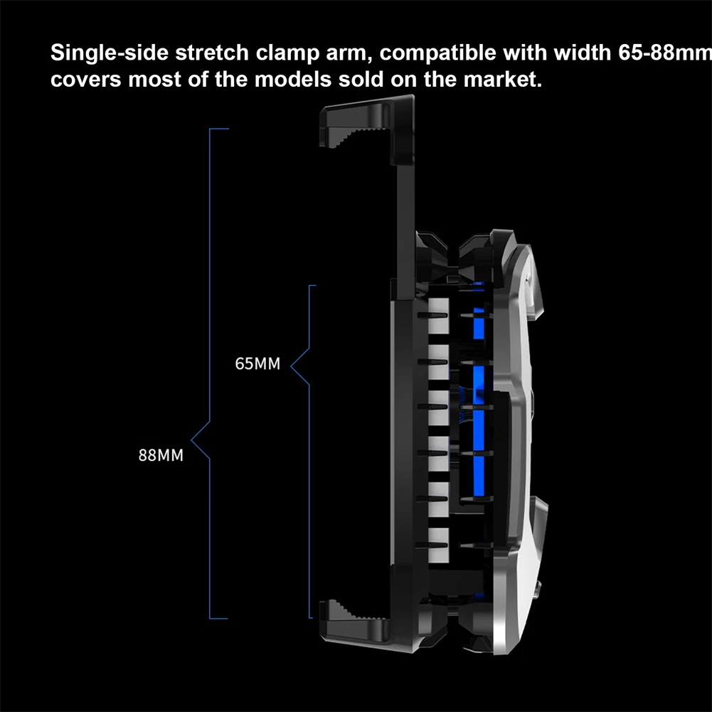 Cell Phone Cooler Semiconductor TEC Fast Cooling Fan Radiator Mobile Phones Radiator For Mobile Gaming Outdoor Vlog