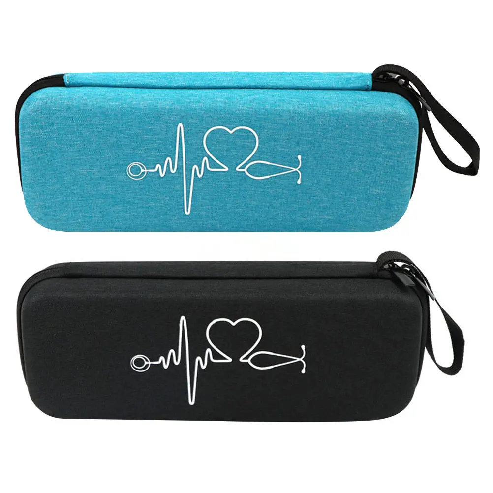 1Pcs Stethoscope Case Portable Hard Proof Zipper Storage Bag Compatible for 3M Sky Blue Stethoscope Case