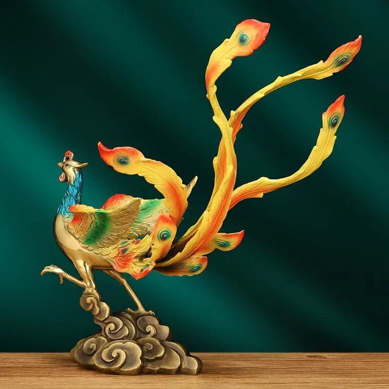 Ornamento drago d'oro fortunato