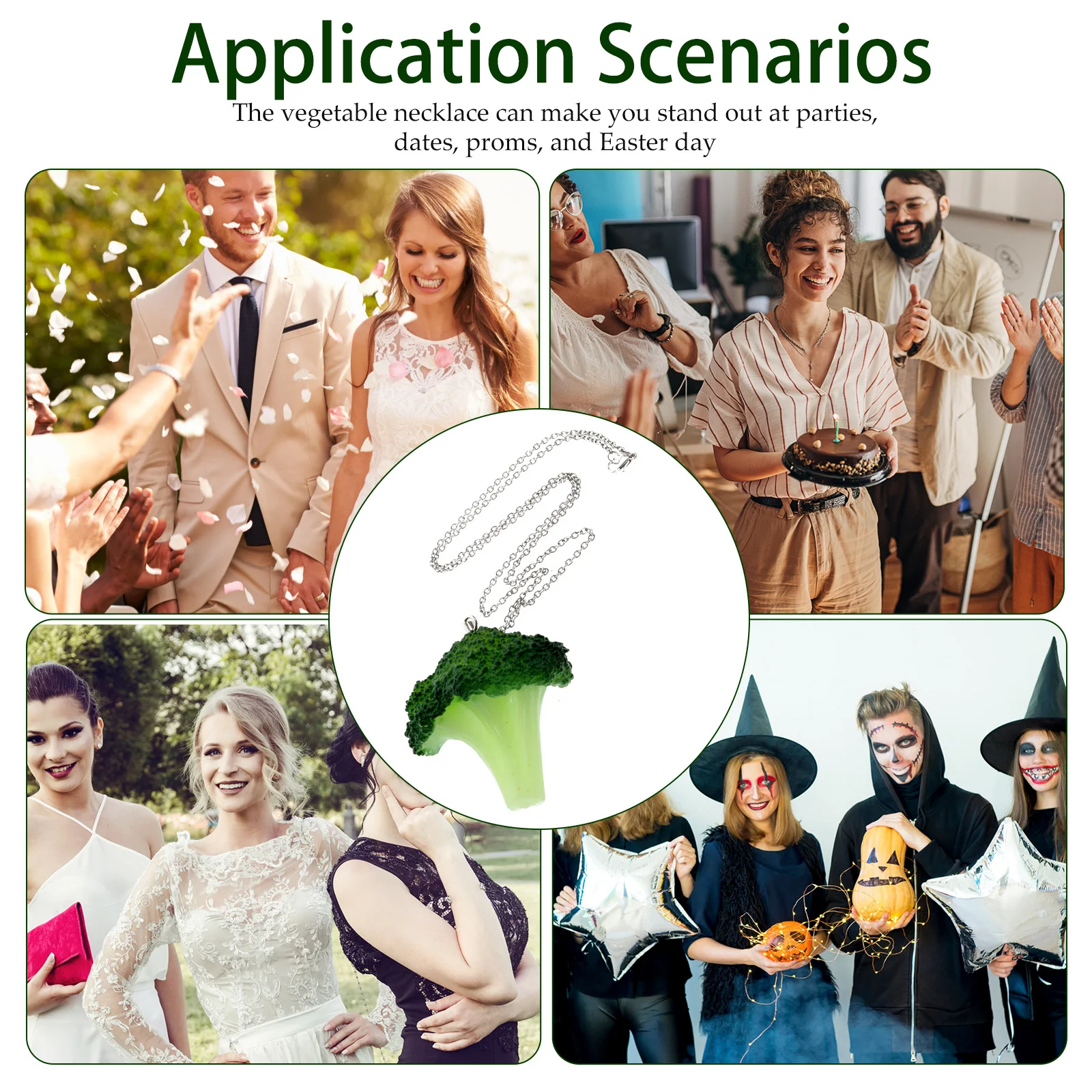 قلادة بروكلي نسائية على شكل قطرة قلادة مجوهرات بسيطة للمراهقين سلسلة ترقوة أنيقة مزخرفة فكرة هدية للارتداء اليومي