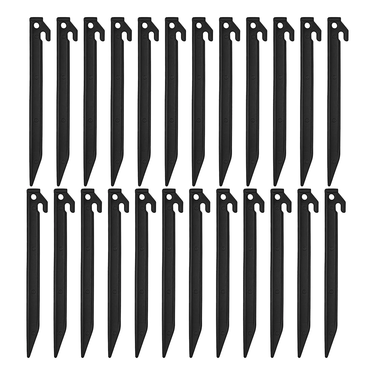 

Shoppingsports 24 Pieces Plastic Inflatable Stakes 8.8 Inch Yard Fixed Stakes Garden Decoration