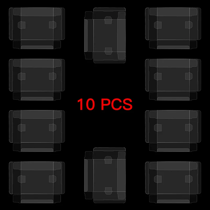 واقيات صندوق تخزين العرض الشفاف لخرطوشة البطاقة لألعاب الفيديو PLAYSTATION 1 PS1 CD