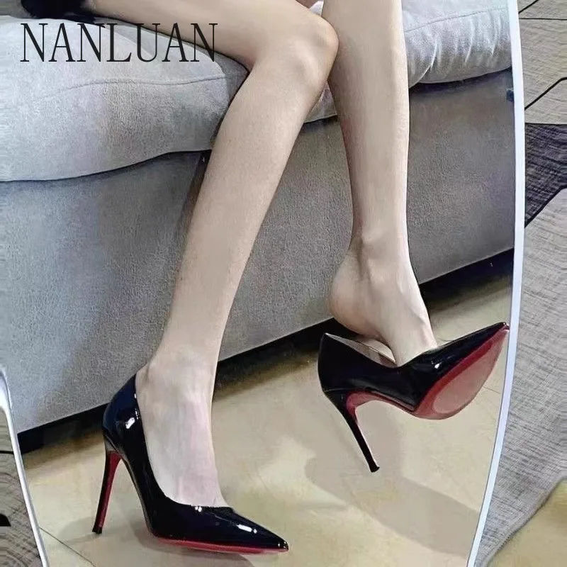 

2024 Boutique Autumn Sexy High Heels New High-end Banquet Women's Shoes High-quality Solid Color Stiletto Fashion Shoes