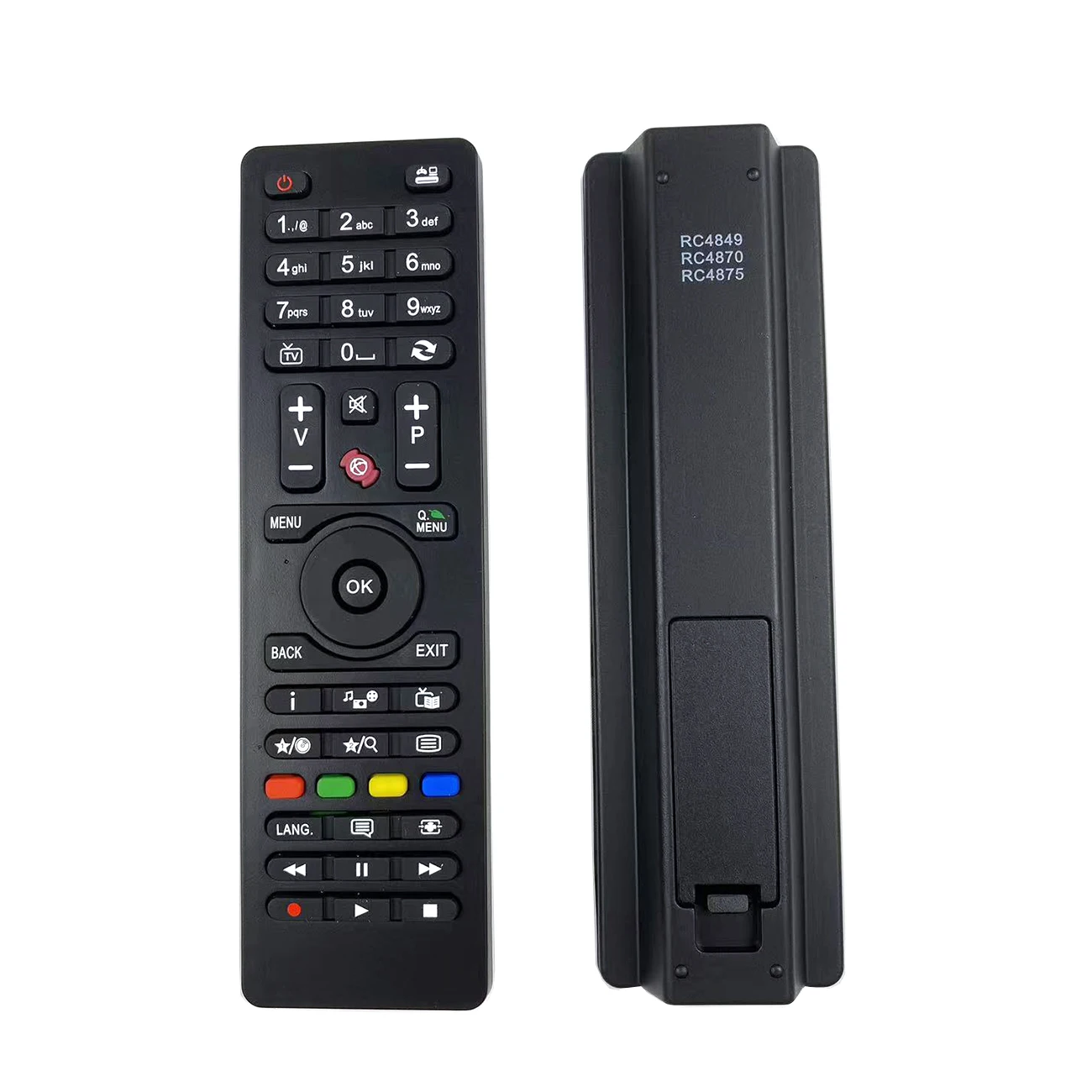 RC4875 RC4870 RC4849 TV Remote Control FOR JVC VESTEL SELECLINE HITACHI TECHWOOD Telefunken Finlux TE32182B301C10 32272HDDVDL