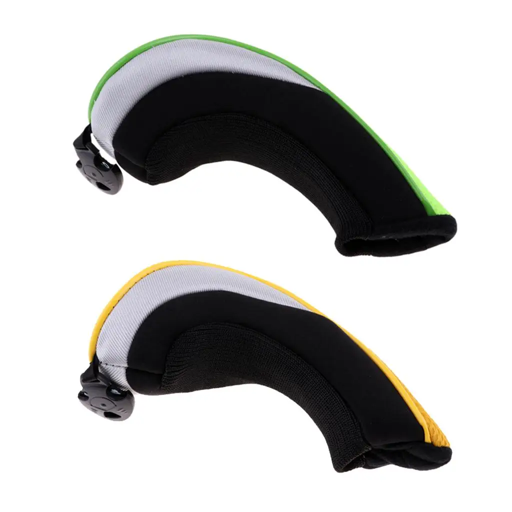 

2x Golf Hybrid UT Club Head Cover Headcover with Number Tag