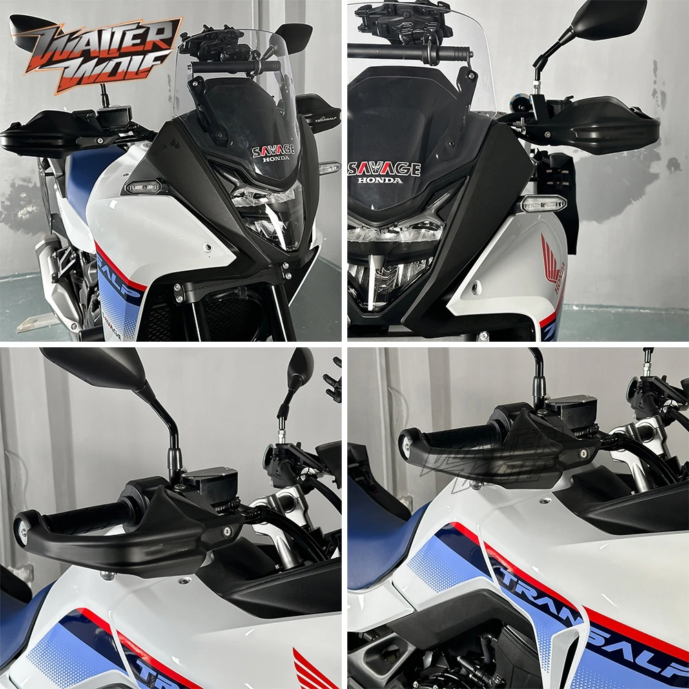 Руль мотоцикла, лобовое стекло, защита для Honda XL750 Transalp 750 2023-2024, защита для рук, защита рычага тормозной муфты