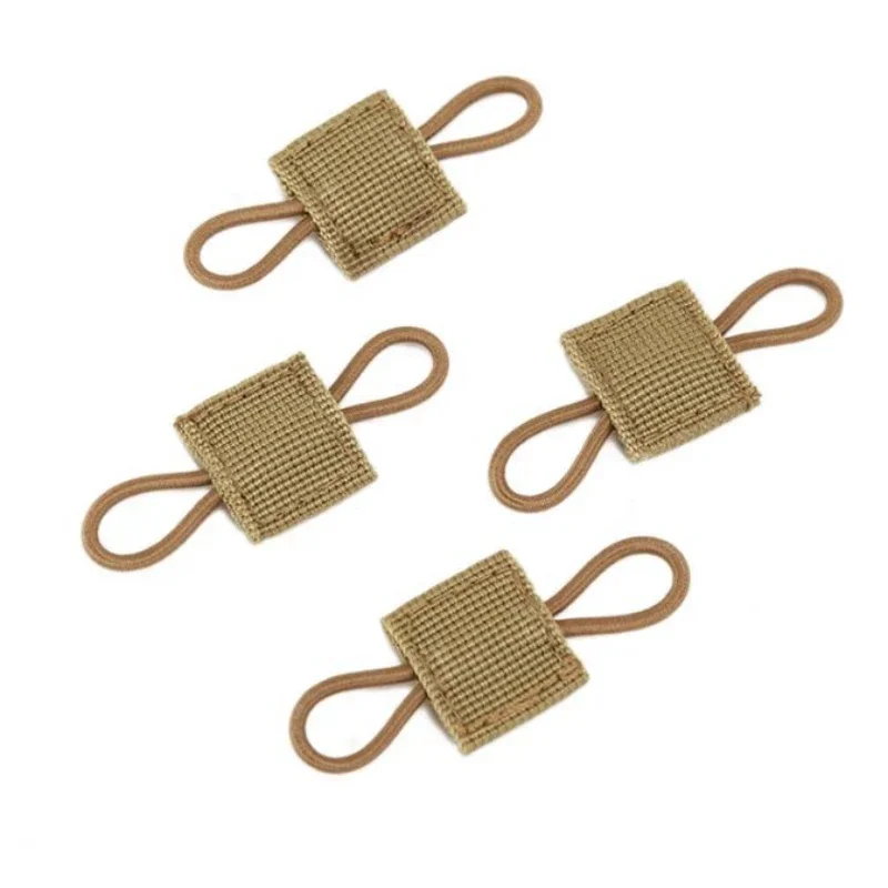 Tactical MOLLE Elastic Molle Ribbon Buckle Tactical Binding Retainer for Antenna Stick Pipe Elastic Rope Webbing Buckle