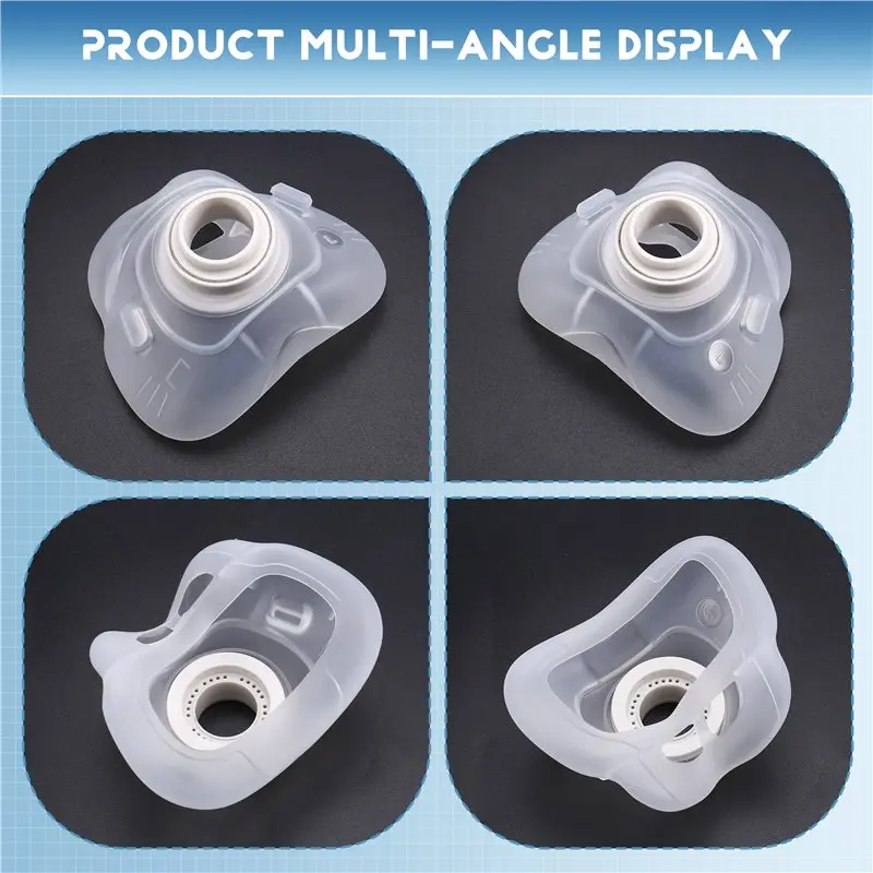 

A96K-Replacement Cushion For Airfit F40 Full Face 2 Pack- Reliable Silicone Large Size