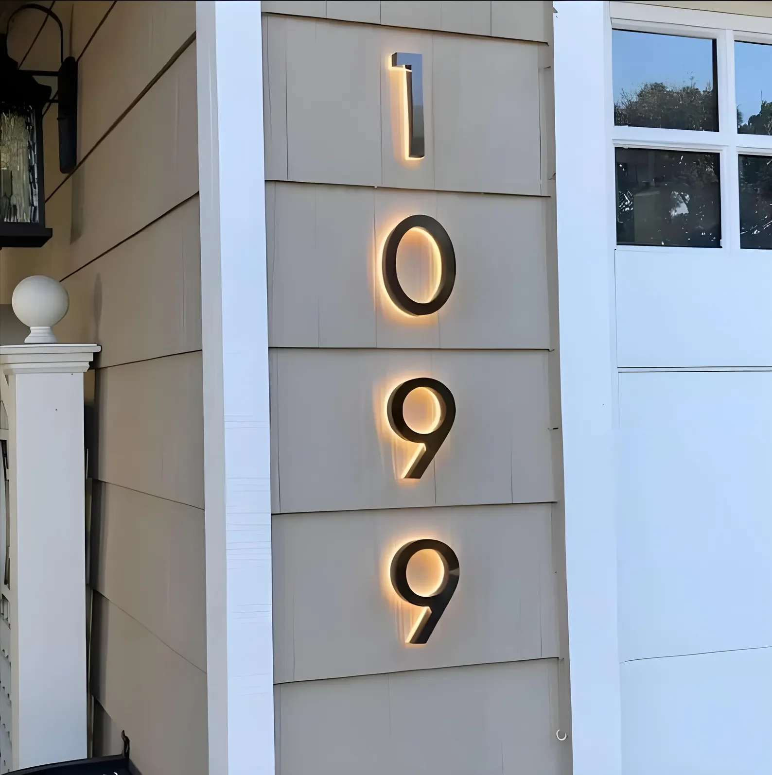 

Personalized House Number Illuminated Backlit Door Number Hotel Room Numbers Sign Address Sign Home Decor New Home Gift