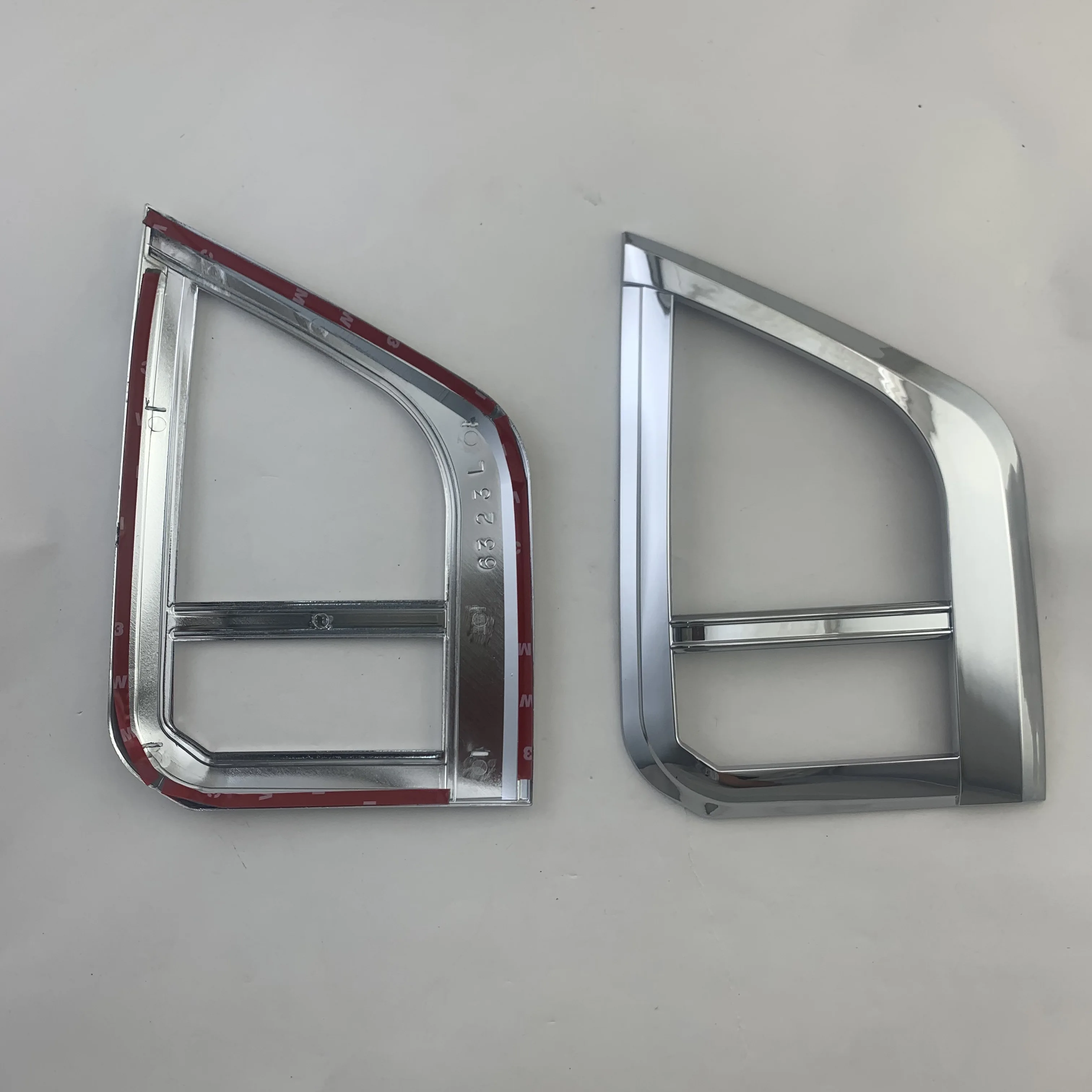 2pc New Car ABS Chrome Accessories Plated Front Fog Lamp Cover Trim Paste Style For Mitsubishi Triton L200 2019 2020 2021 2022