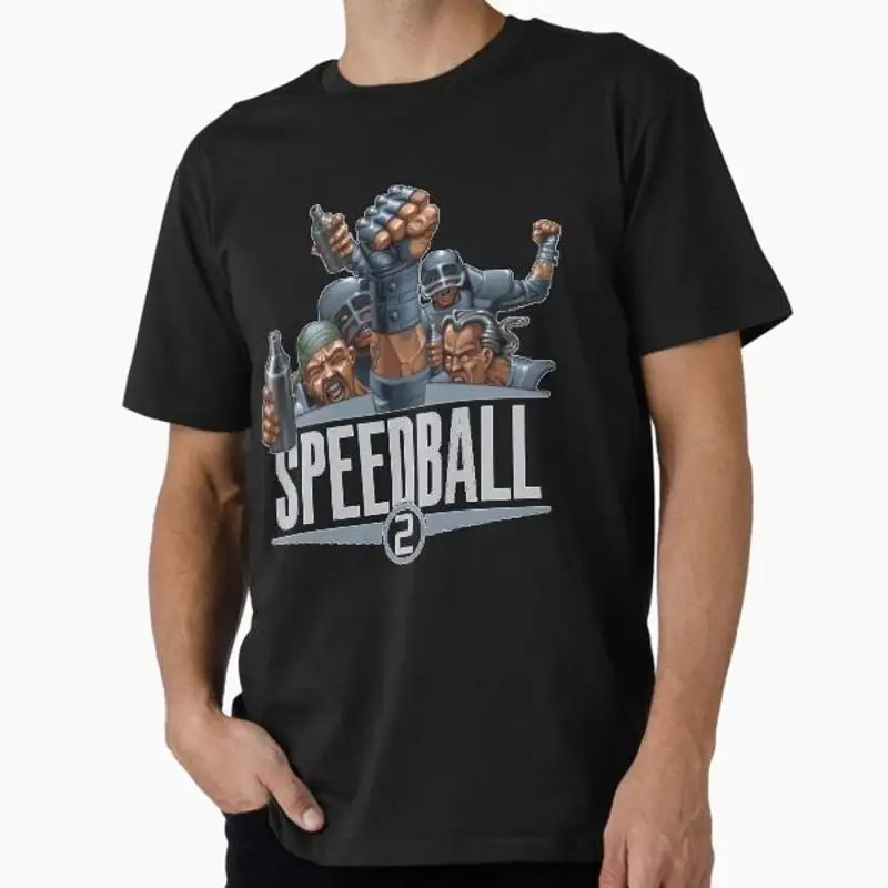 Speedball 2 Team Essential T Shirt Made Usa Aus M 2XL-image