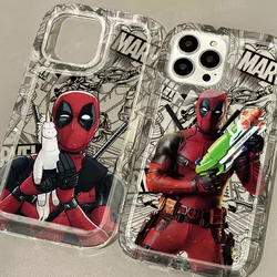 Marvel Deadpool Clear Phone Case for Xiaomi 13T 12T 14 13 12 12X 12S 11 Lite 10 11i POCO X6 Pro X3 NFC X4 GT X5 F3 F4 F5 Cover