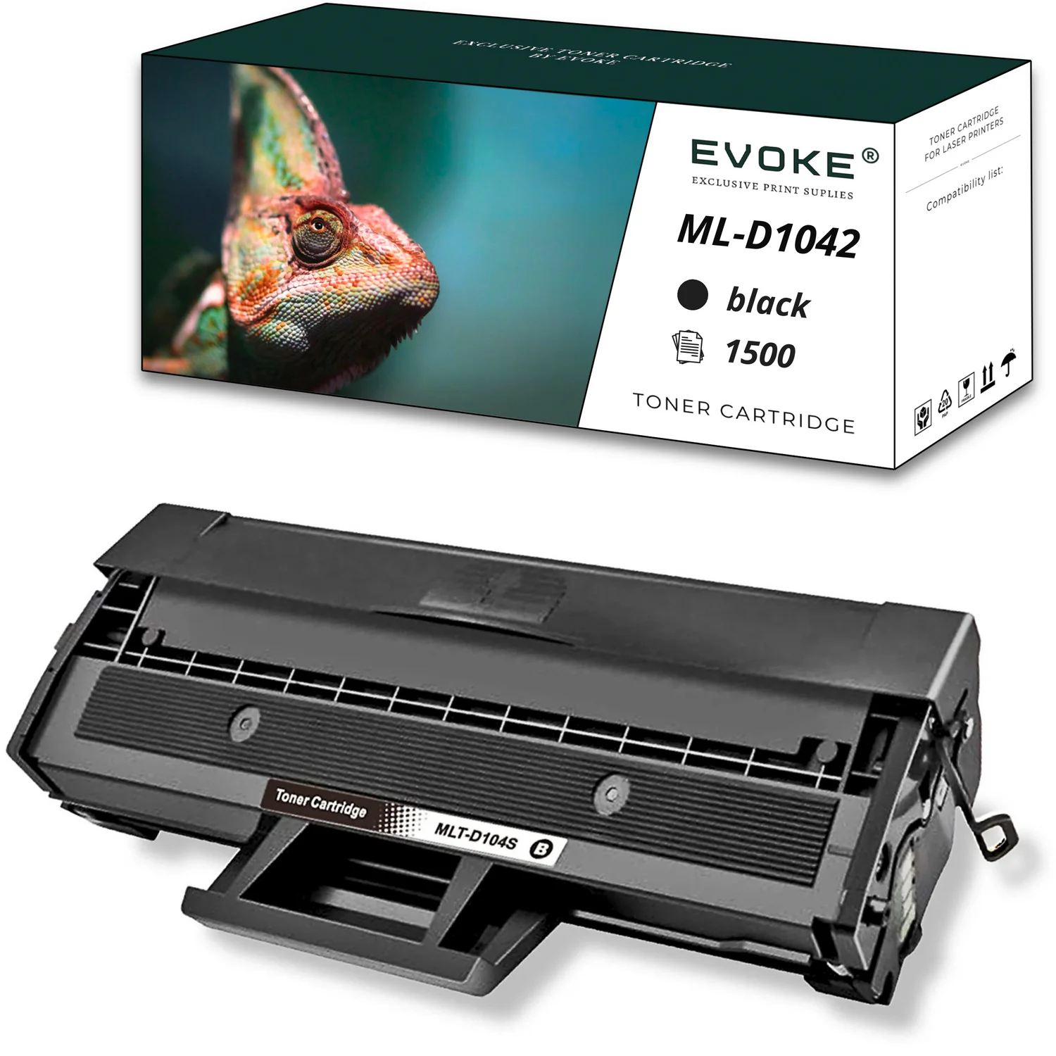 Toner Voor Samsung MLT-D1042S Printer Zwart | 1500 Pagina 'S | Ml 1042S 1042S