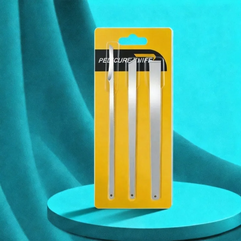 

3-Piece Professional Pedicure Set: Stainless Steel Foot Care Tools for Ingrown Toenail Removal