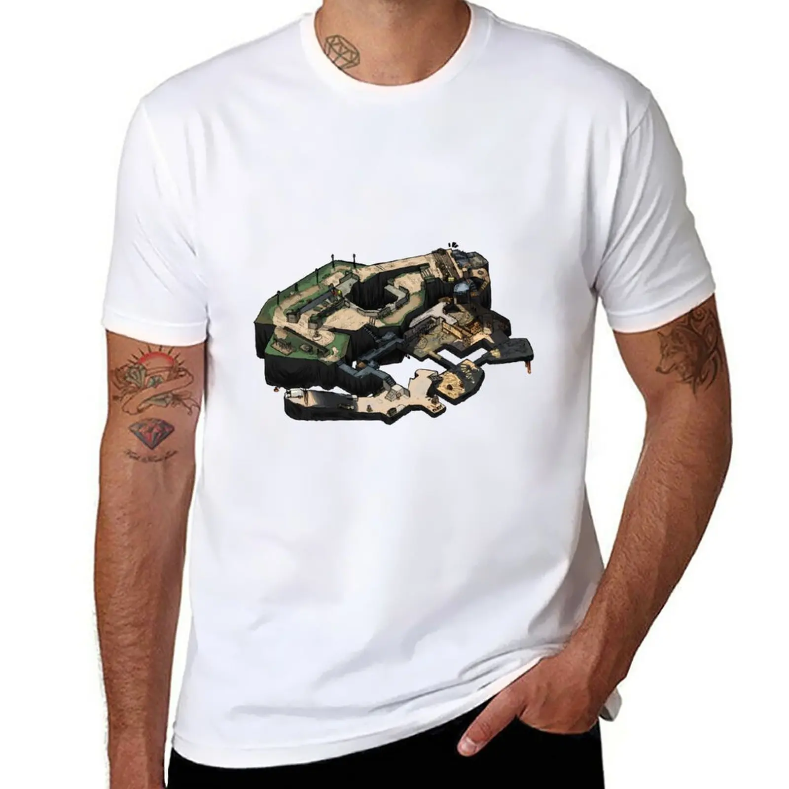 

New CS: GO DE_OVERPASS T-Shirt boys t shirts quick drying t-shirt vintage t shirt t shirts for men graphic