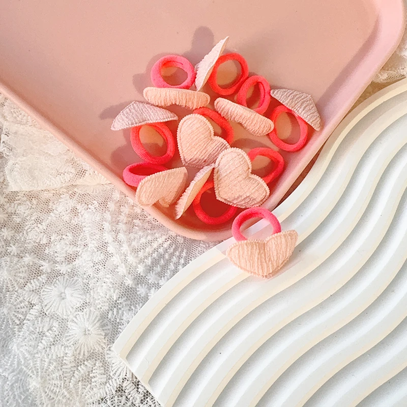 10pcs/lot Kids Elastic Hair Bands Girls Rubber Band For Children Sweets Scrunchie Hair Ties Cute Baby Hair Accessories image 5