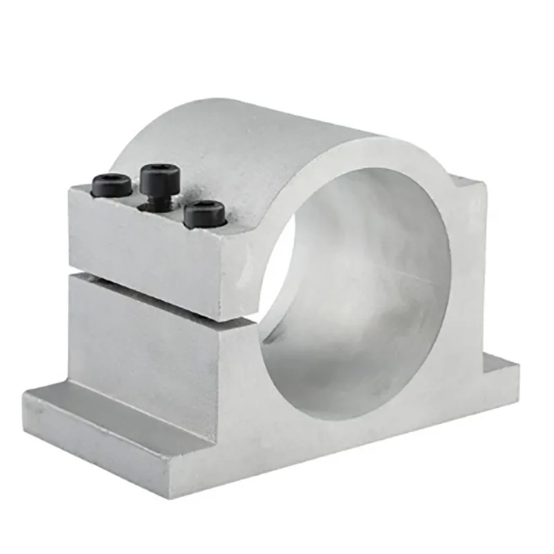 New Spindle Clamp 62mm 65mm 80mm 85mm 100mm 105mm 110mm 120mm 125mm Bracket Fixture CNC Engraving Router Machine Mounting Holder