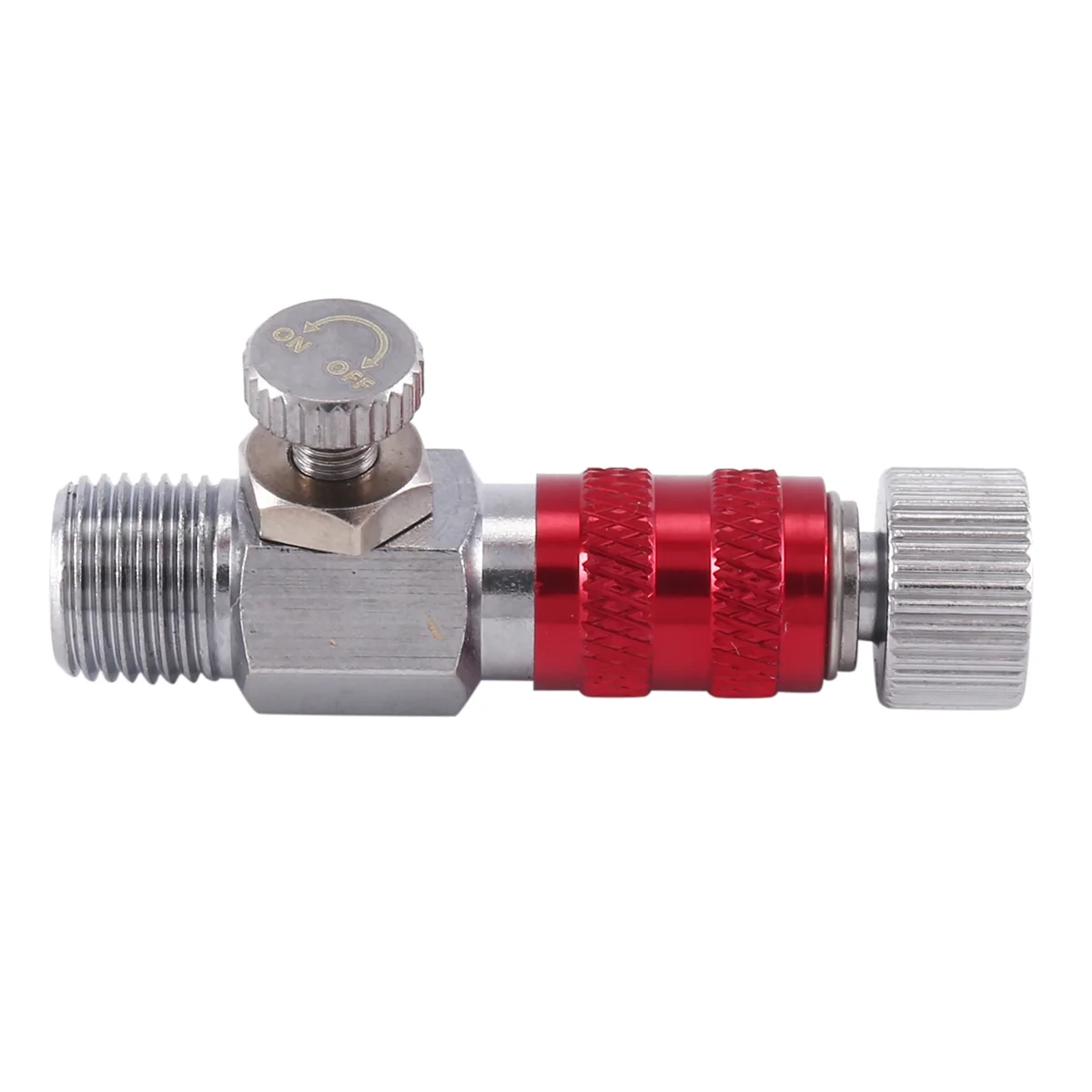 

Airbrush Quick Release Air Control Fitting Adapter 1/8 Inch Threaded Hose Connection Adjustment Valve Tool SD-405R