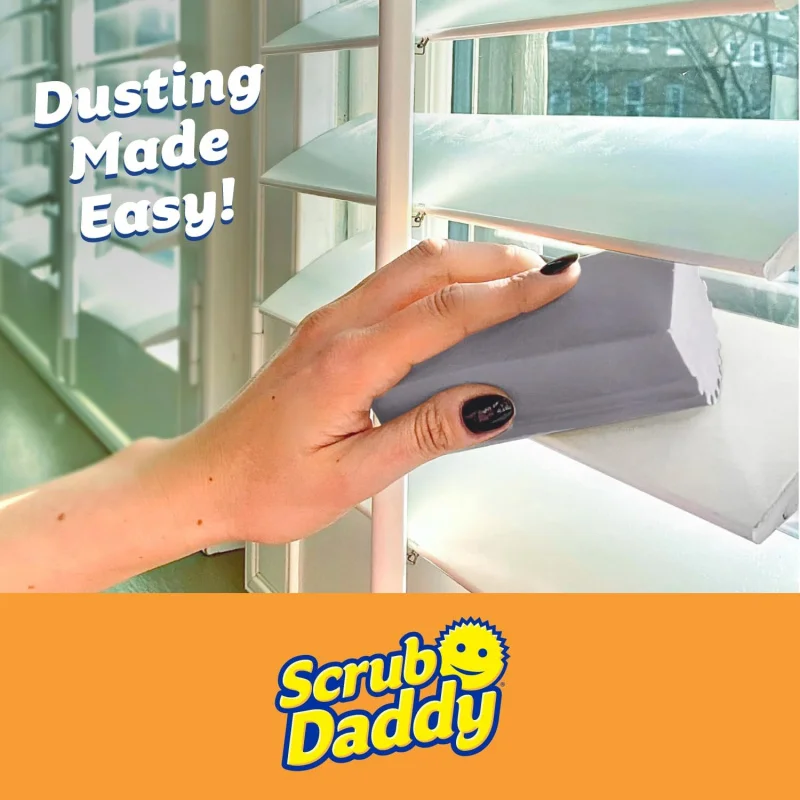 فرك إسفنجة إزالة الغبار من Dady Damp Duster 1 فقط) - مجمع الغبار للتنظيف المنزلي - لأغراض التهوية، تجميع الغبار