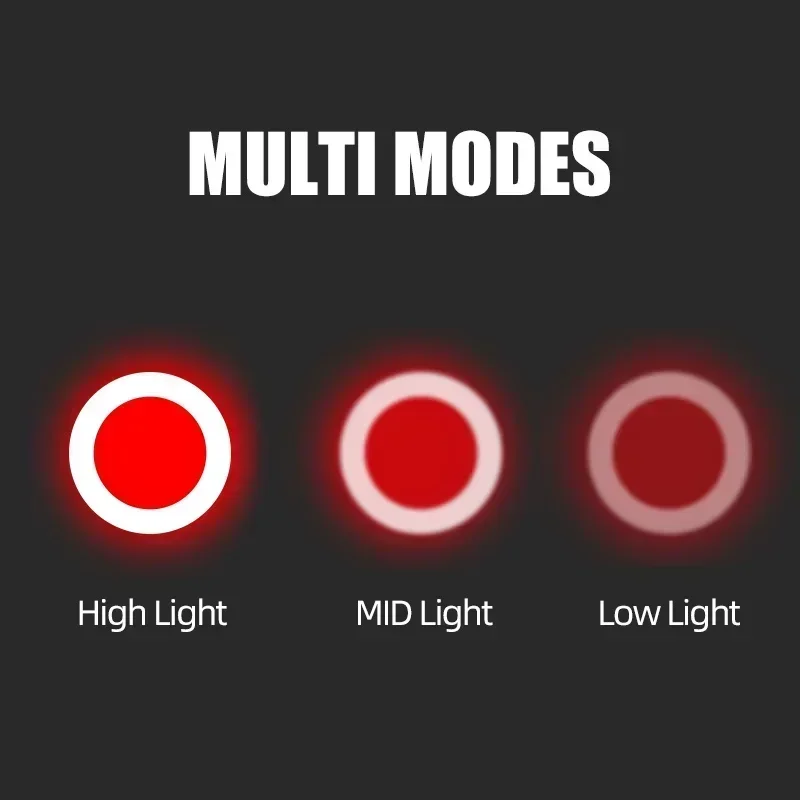 Bike Rear Lights LED Bicycle Tail Lamp Waterproof USB Rechargeable Mountain Road Bike Cycling Raer Flashlight Lamp Bicycle Parts