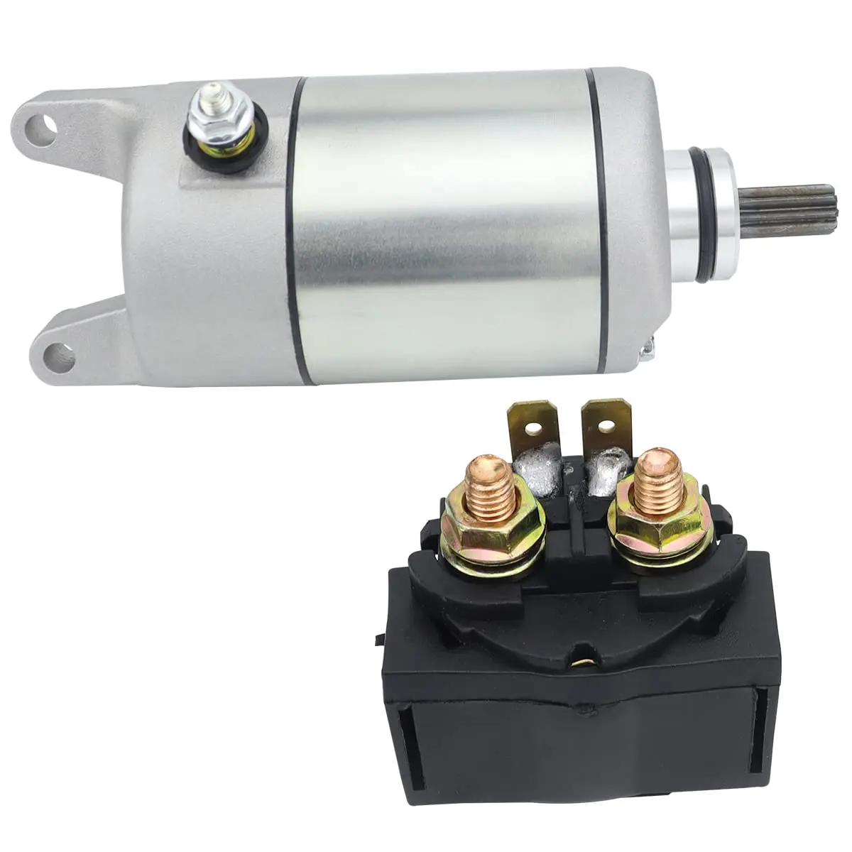 18719 Motor Starter Relay for Kawasaki Brute Force 650 4X4i KVF650 2006-2008| Brute Force 750 4X4i KVF750 2005-2007, 21163-1320