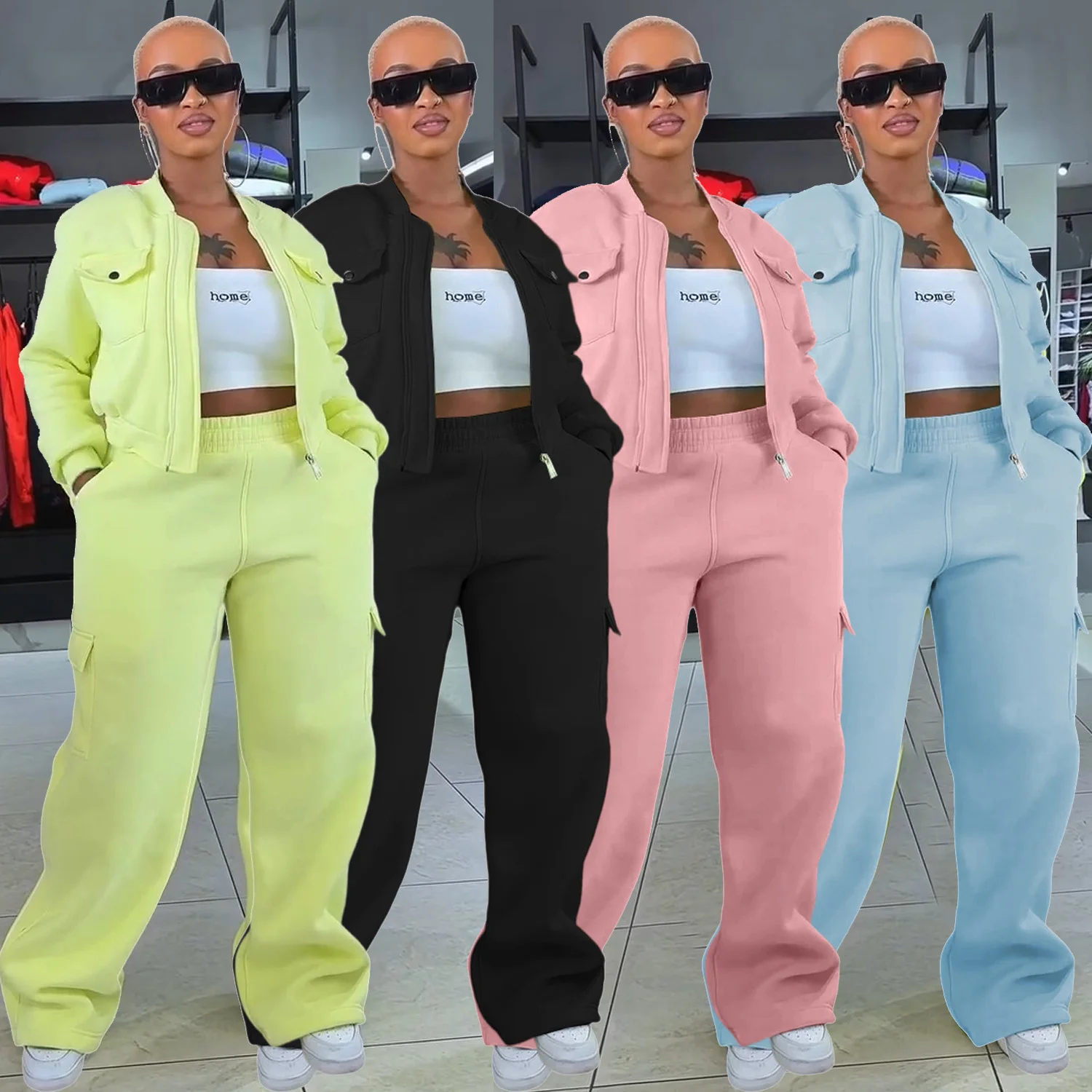 Damen-Trainingsanzüge, 2-teiliges Hosen-Set, Outfits, Y2K, Streetwear, Damenmode, Designer, Jogger, elegante Jacken, Mäntel, zweiteilige Sets
