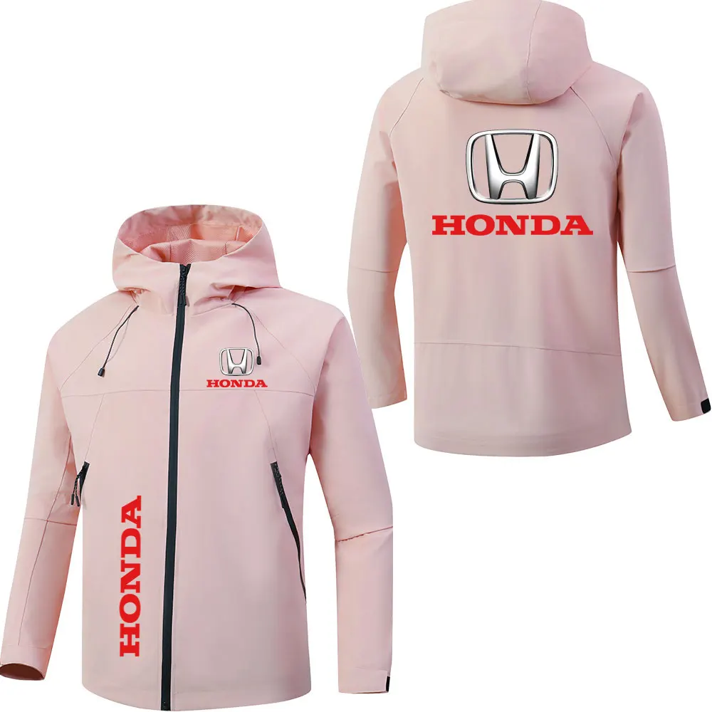 Осенне-зимняя одежда для гонок Honda с принтом для мужчин и женщин, спортивные куртки на открытом воздухе, водонепроницаемая пуховая ветрозащитная одежда для альпинизма