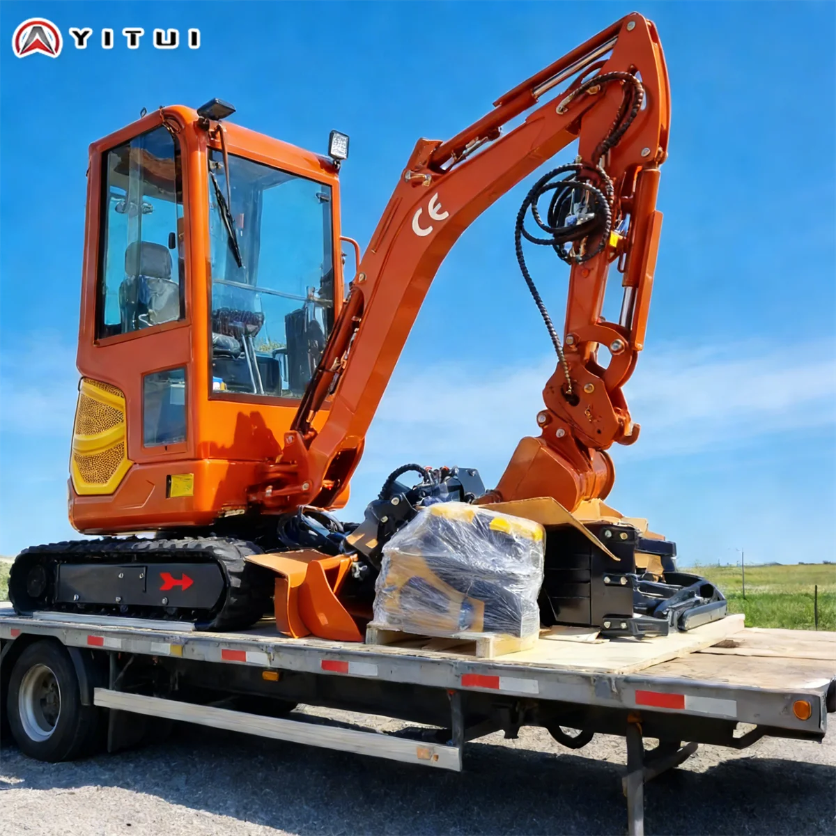 

Лидер продаж, 2-тонный индивидуальный мини-гусеничный экскаватор, гидравлический экскаватор для кабины, Ce Euro 5, садовая ферма, мини-экскаватор