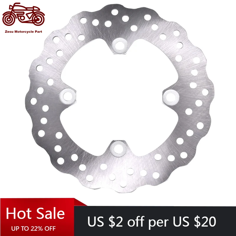 220mm Motorcycle Rear Brake Disc Floating Disk Rotor Brake For KAWASAKI ZX-6R ZX6R ZX636 636cc/Non ABS ZX10R ZX 1000 (Non ABS)