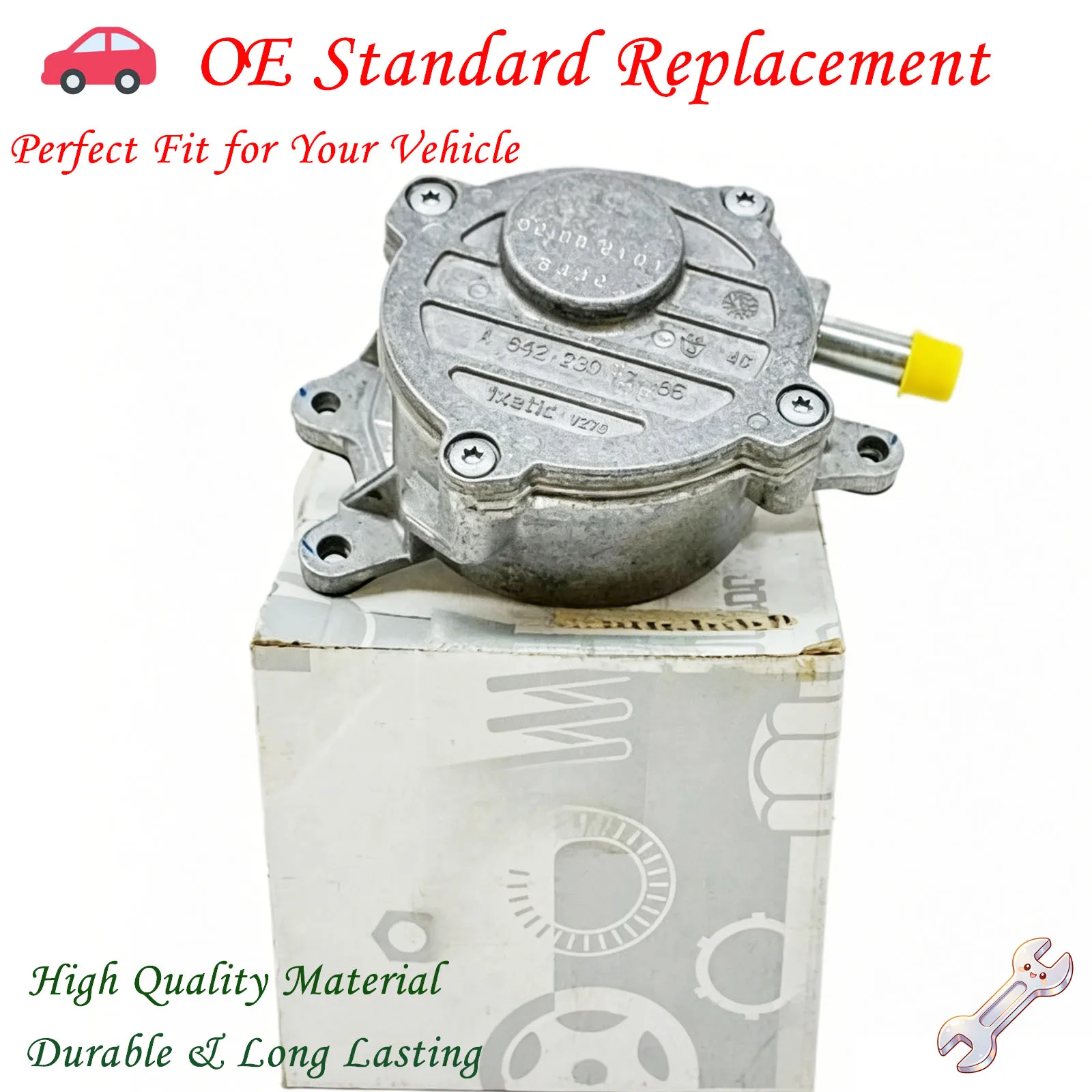 

M642 Vacuum Pump GENUINE A6422300165 For Mercedes-Benz S W211 2005 - 2013 E-Class (W211) E 280 CDI 3.0L Diesel 2005-2009