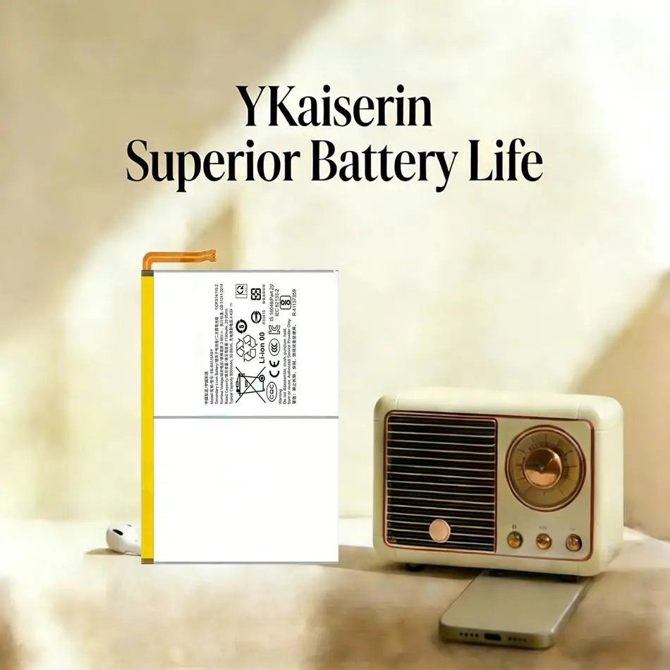 

Tablet Battery EB-BX516ABY 8000Mah For Samsung Galaxy Tab S9 FE SM-X510 SM-X516 X510 X516 Environmentally Friendly