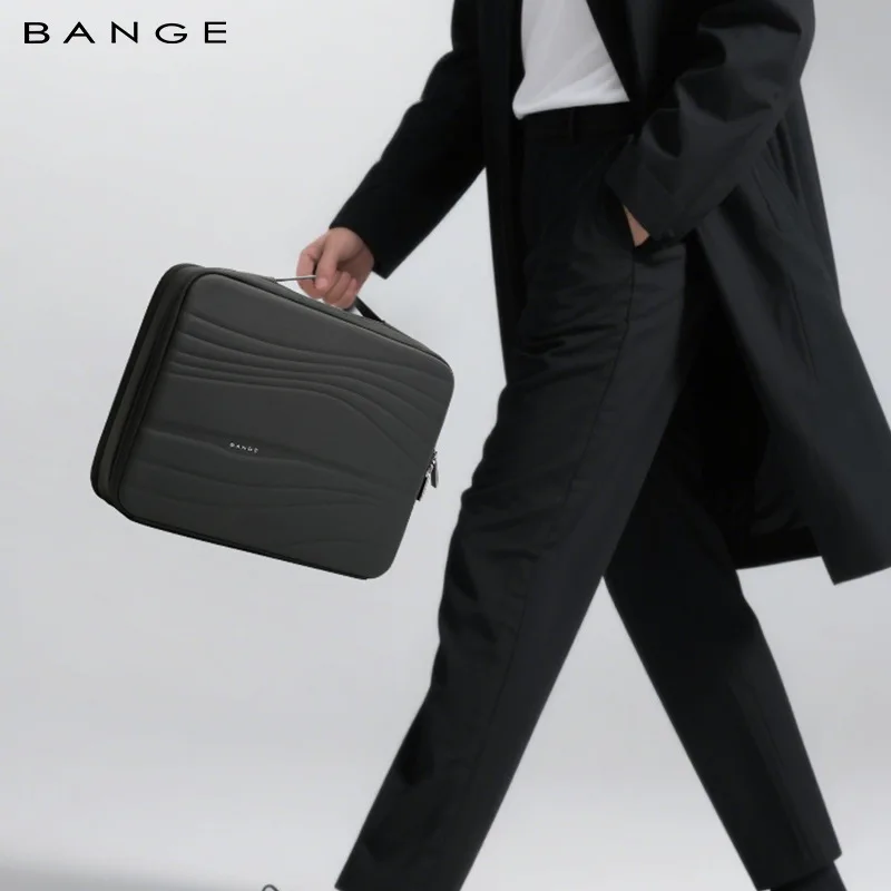 กระเป๋าใส่แล็ปท็อป BANGE คุณภาพสูง ขนาด 15.6 นิ้ว สำหรับเดินทาง กันน้ำ สำหรับผู้ชาย