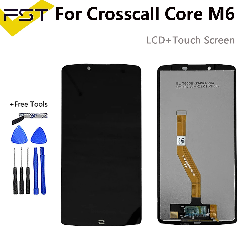Wyświetlacz LCD z ekranem dotykowym i digitizerem do CROSSCALL Core X5 X4, Core M4 M5 M6, do CROSSCALL Action X3 X5, Trekker M1 — zdjęcie produktu 6