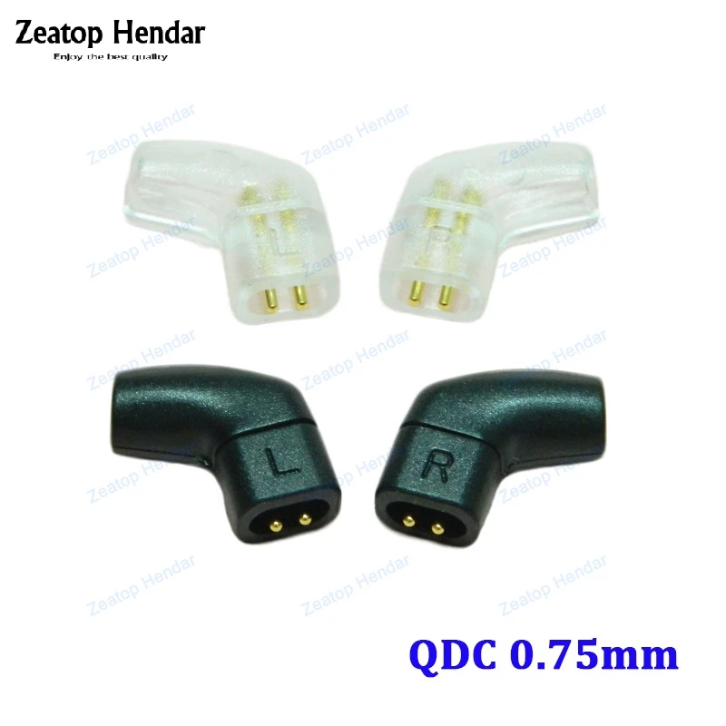 SoundsGood Hyle＆Eidos qdc 2pin 1Pair Earphone Male 2 Pin 0.75mm QDC Plug for KZ-ZS6/ZST/ZS10/ZSR